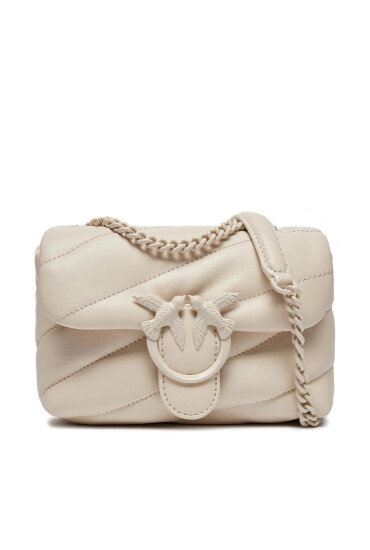 PINKO Дамска чанта Love Puff Baby PE 24 PLTT 100040 A1JO Екрю - Mera.bg