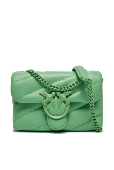 PINKO Дамска чанта Love Puff Baby PE 24 PLTT 100040 A1JO Зелен - Mera.bg