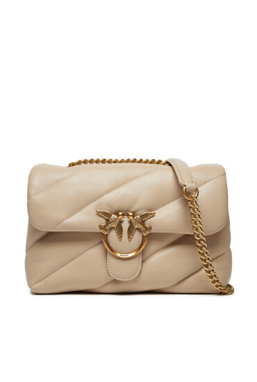 PINKO Дамска чанта Love Puff Classic Cl . AI 24-25 PLTT 100038 A0F2 Бежов - Mera.bg