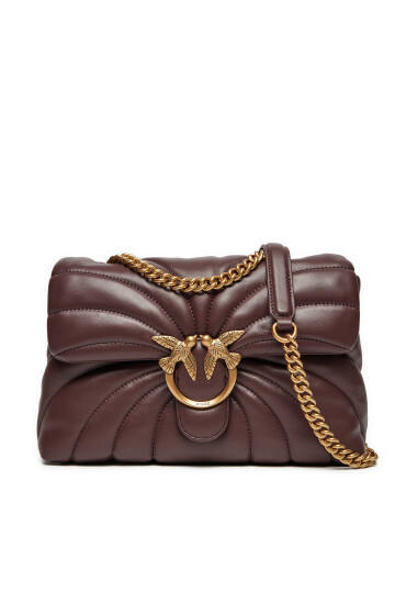 PINKO Дамска чанта Love Puff Classic Cl AI 24-25 PLTT 100038 A1EX Кафяв - Mera.bg
