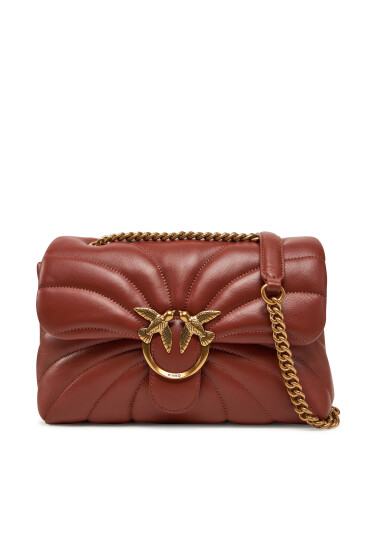 PINKO Дамска чанта Love Puff Classic Cl AI 24-25 PLTT 100038 A1EX Кафяв - Mera.bg