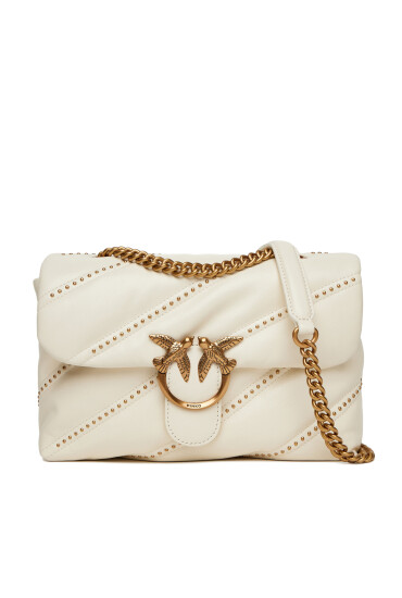 PINKO Дамска чанта Love Puff Classic Cl PE 25 PLTT 100038 A26T Екрю - Mera.bg