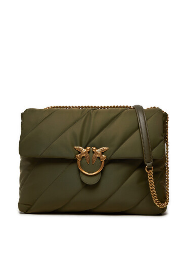 PINKO Дамска чанта Love Puff Extra Cl AI 24-25 PLTT 103347 A05F Зелен - Mera.bg