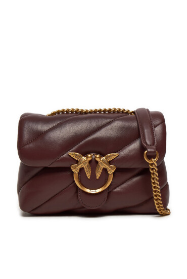 PINKO Дамска чанта Love Puff Mini Cl AI 24-25 PLTT 100039 A0F2 Бордо - Mera.bg