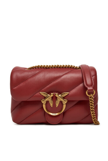 PINKO Дамска чанта Love Puff Mini Cl AI 24-25 PLTT 100039 A0F2 Бордо - Mera.bg