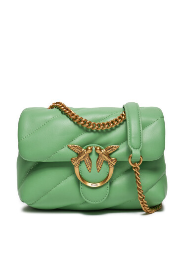 PINKO Дамска чанта Love Puff Mini Cl PE 24 PLTT 100039 A0F2 Зелен - Mera.bg