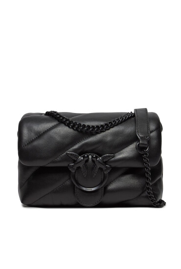 PINKO Дамска чанта Love Puff Mini Cl PE 24 PLTT 100039 A1JO Черен - Mera.bg