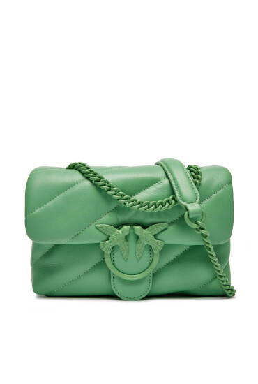 Pinko Дамска чанта Love Puff Mini Cl PE 24 PLTT 100039 A1JO Зелен - Mera.bg