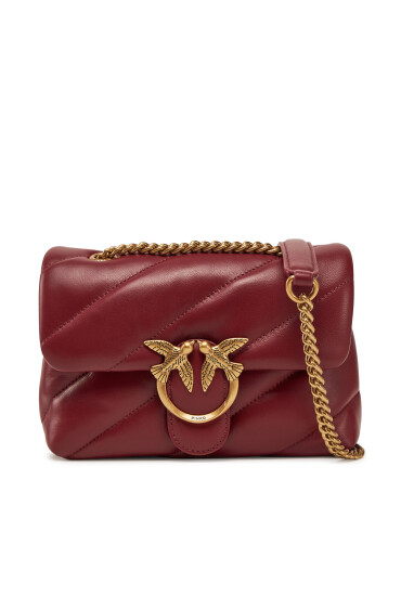 PINKO Дамска чанта Love Puff Mini Cl PE 25 PLTT 100039 A0F2 Бордо - Mera.bg