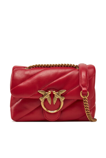 PINKO Дамска чанта Love Puff Mini Cl PE 25 PLTT 100039 A0F2 Червен - Mera.bg