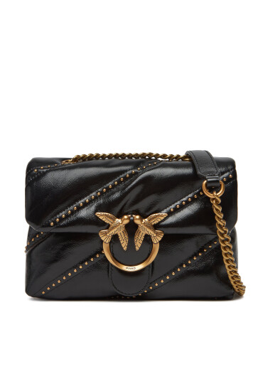 PINKO Дамска чанта Love Puff Mini CL PE 25 PLTT 100039 A26T Черен - Mera.bg