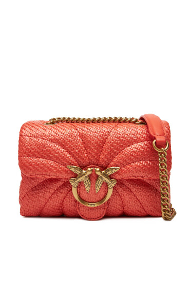 PINKO Дамска чанта Love Puff Mini PE 25 PLTT 100039 A2C8 Оранжев - Mera.bg