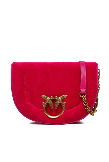 Pinko Дамска чанта Love Round Click Classic 101510 A17P Cherry/Antique Gold Q83Q - Mera.bg