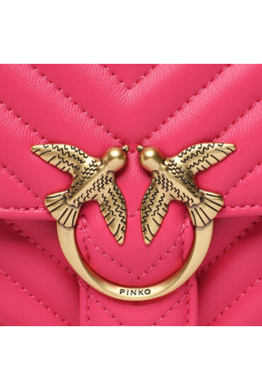 Pinko Дамска чанта Love Top Handle Mini 100071 A0GK Розов - Mera.bg