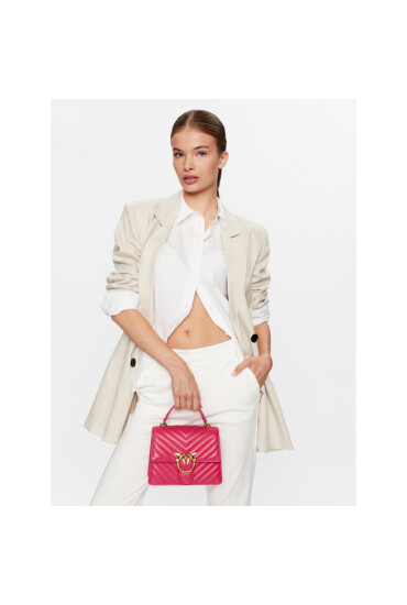 Pinko Дамска чанта Love Top Handle Mini 100071 A0GK Розов - Mera.bg