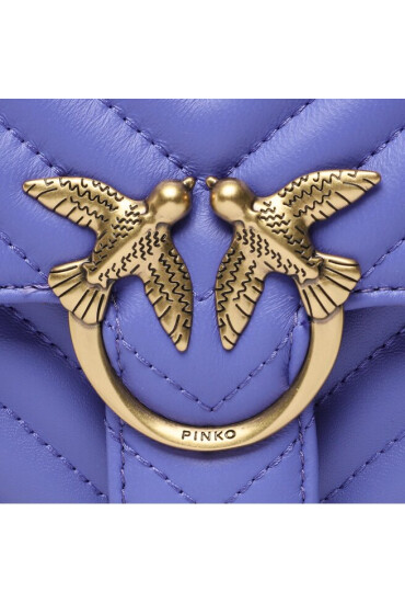 Pinko Дамска чанта Love Top Handle Mini PE 23 PLTT 100071 A0GK Blu Di Corsica/An W25Q - Mera.bg