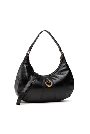 Pinko Дамска чанта Lovelink Classic Half Moon Capp AL 21-22 PLTT 1P22DB Y7HM Nero Limousine Z99 - Mera.bg