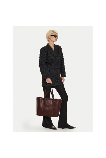 PINKO Дамска чанта Miranda Shopper Big AI 24-25 PLTT 104514 A29O Бордо - Mera.bg
