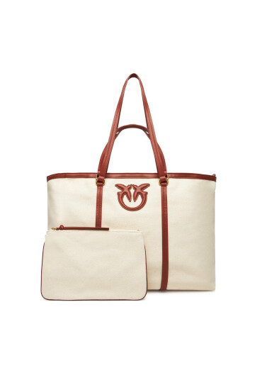 PINKO Дамска чанта Miranda Shopper Extra PE 25 PLTT 104715 A2G2 Бежов - Mera.bg