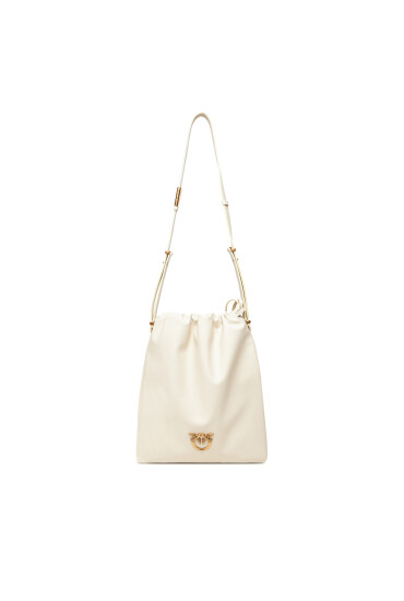 PINKO Дамска чанта Slouchy Classic Bag PE 25 PLTT 104359 A270 Екрю - Mera.bg