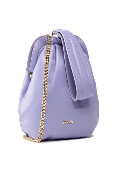 Pinko Дамска чанта Soft Pouch Fraimed Chain Fl PE 21 PLTT 1P2238 Y6Y8 Lilla Y52 - Mera.bg