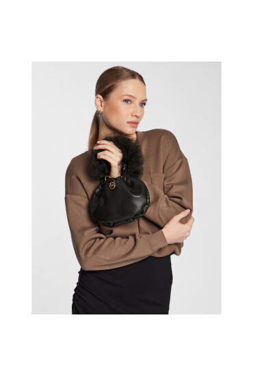 Pinko Дамска чанта Soft Pouch Mini PE 23 PLTT 100192 A0F2 Black Z99Q - Mera.bg