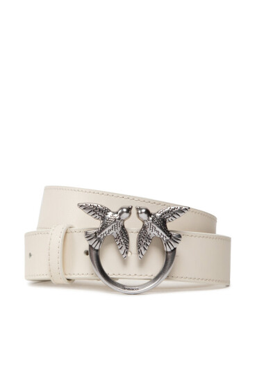 Pinko Дамски колан Love Berry Simply H3 Belt AI 22-23 PLT01 1H212Q Y5H7 Avorio Z14O - Mera.bg