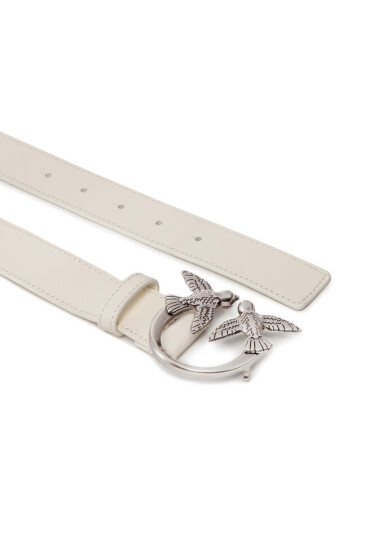 Pinko Дамски колан Love Berry Simply H3 Belt AI 22-23 PLT01 1H212Q Y5H7 Avorio Z14O - Mera.bg