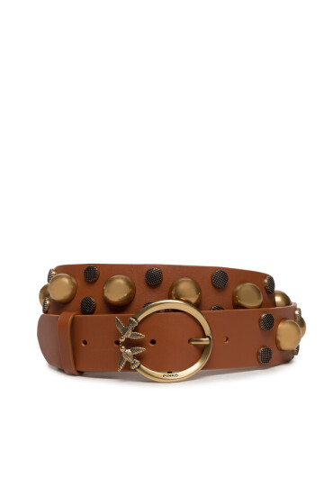 Pinko Дамски колан Love Maxi Studs Belt 2.0 H4 1H20YD Y7KX L40 - Mera.bg