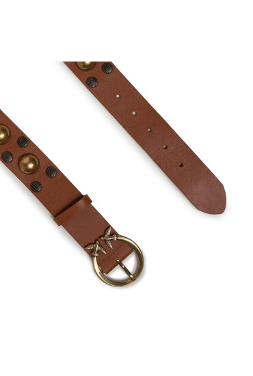 Pinko Дамски колан Love Maxi Studs Belt 2.0 H4 1H20YD Y7KX L40 - Mera.bg