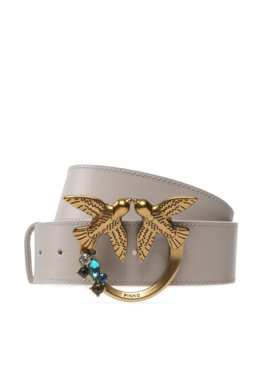Pinko Дамски колан Love Berry H4 Belt PE 23 PLT01 100120 A0J4 Grey I30Q - Mera.bg