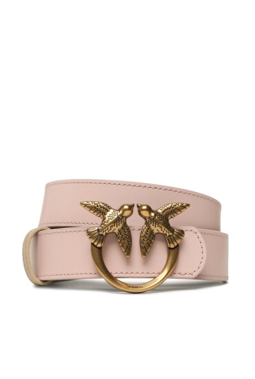 PINKO Дамски колан Love Berry H3 Double Belt PE 23 PLT01 100871 A0F1 Розов - Mera.bg