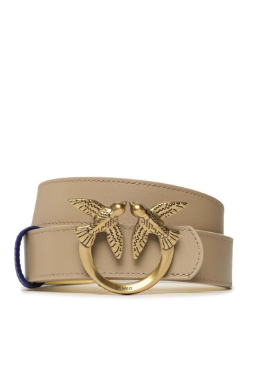 Pinko Дамски колан Love Berry H3 Double Belt PE 23 PLT01 100871 A0F1 Sabbia/Gia O7UQ - Mera.bg