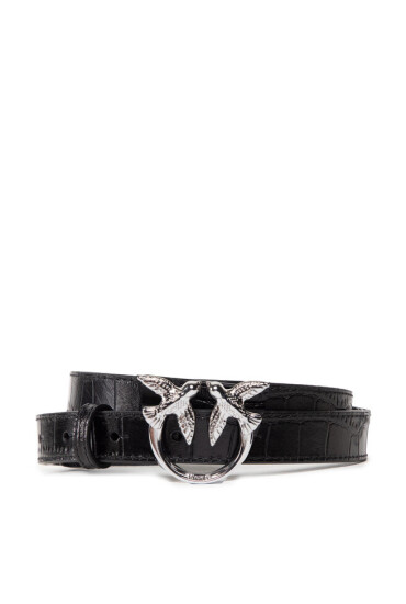 Pinko Дамски колан Brevis H2 Belt 1H2140 A03I Nero Limousine/Shiny Nickel Z99N - Mera.bg