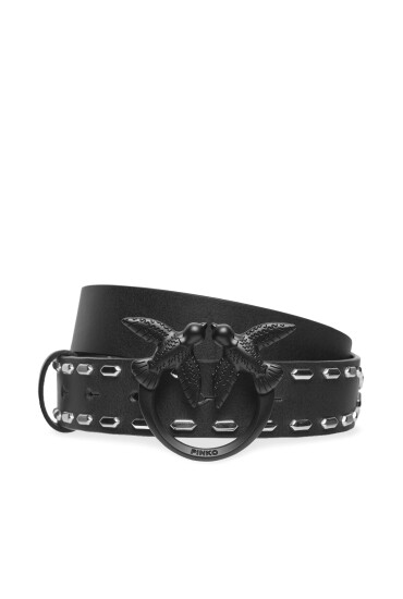PINKO Дамски колан Love Berry 100125 A26P Z99B Черен - Mera.bg