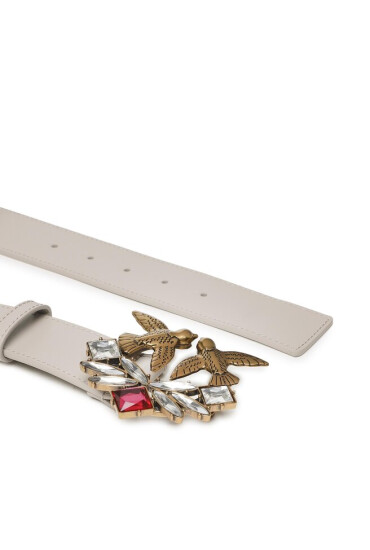 Pinko Дамски колан Love Berry 4H Belt PE 23 PLT01 100120 A0J5 Grey I30Q - Mera.bg