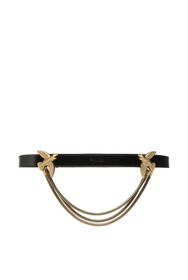 Pinko Дамски колан Love Berry Evolution 1 H2 Belt PE 23 PLT01 100301 A0F3 Black Z99Q - Mera.bg
