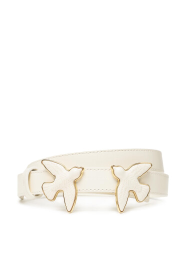 PINKO Дамски колан Love Berry Evolution H2 Belt PE 23 PLT01 100297 A0F3 Бял - Mera.bg