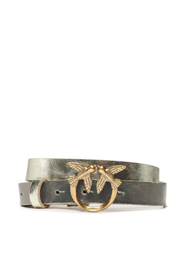 PINKO Дамски колан Love Berry H2 Belt 20231 PLT01 100143.A0QT Златист - Mera.bg