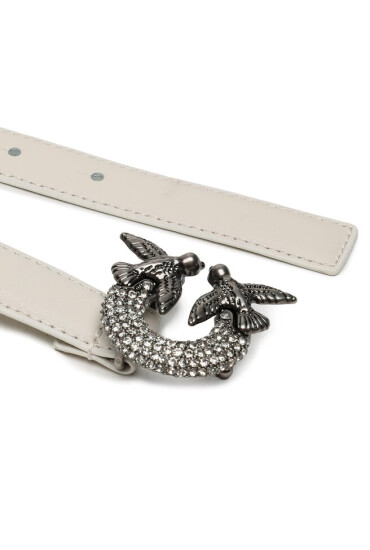 Pinko Дамски колан Love Berry H2 Belt AI 23-24 PLT01 100143 A110 Бял - Mera.bg