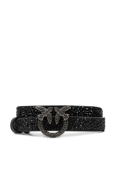 PINKO Дамски колан Love Berry H2 Belt AI 24-25 PLT01 100143 A26C Черен - Mera.bg