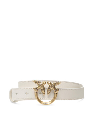 PINKO Дамски колан Love Berry H2 Belt PE 23 PLT01 100143 A0F1 Бял - Mera.bg