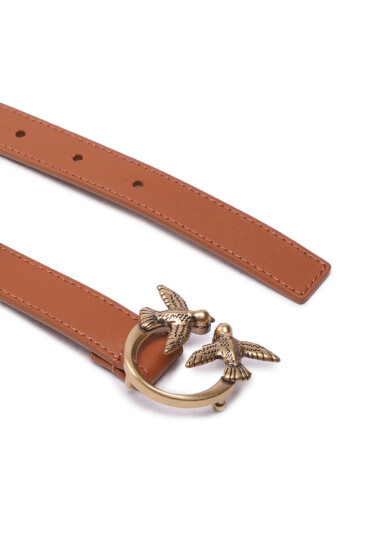 PINKO Дамски колан Love Berry H2 Belt PE 23 PLT01 100143 A0F1 Кафяв - Mera.bg