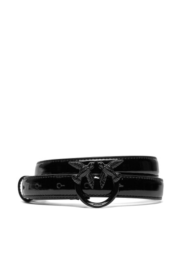 PINKO Дамски колан Love Berry H2 Belt PE 24 PLT01 100143 A1JD Черен - Mera.bg
