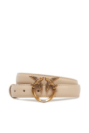 PINKO Дамски колан Love Berry H2 Belt PE 25 PLT01 100143 A0F1 Бежов - Mera.bg
