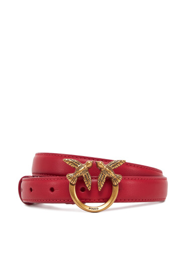 PINKO Дамски колан Love Berry H2 Belt PE 25 PLT01 100143 A0F1 Червен - Mera.bg