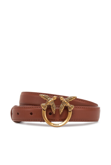 PINKO Дамски колан Love Berry H2 Belt PE 25 PLT01 100143 A0F1 Кафяв - Mera.bg
