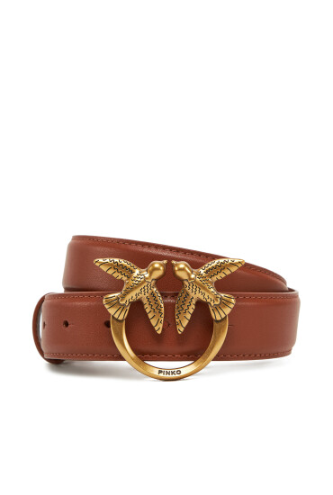 PINKO Дамски колан LOVE BERRY H3 100125 A0F1 Кафяв - Mera.bg
