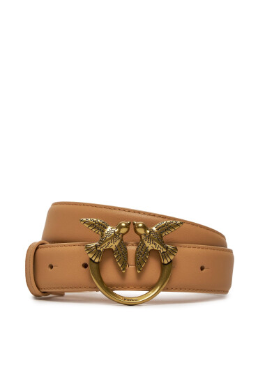 Pinko Дамски колан Love Berry H3 Belt 100125 A0F1 Light Brown C71Q - Mera.bg