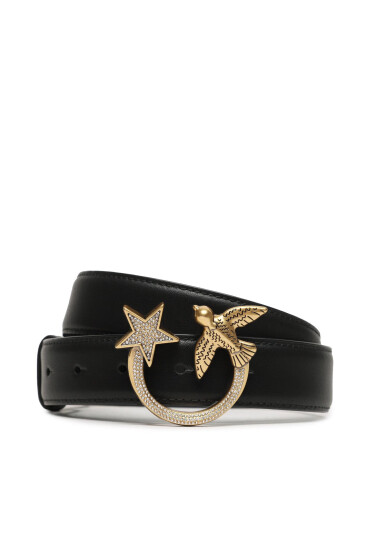 Pinko Дамски колан Love Berry H3 Belt 100125 A111 Черен - Mera.bg